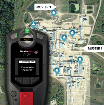 mustering gas detection
